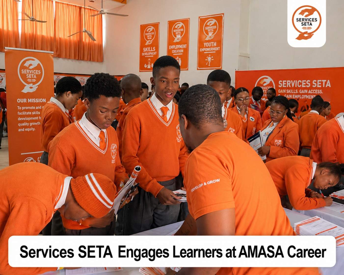 Services SETA Engages Learners at AMASA Career